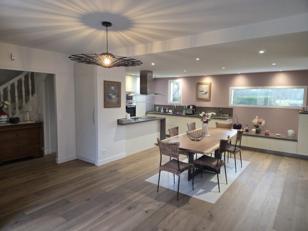 Corbe Et Fils Peintre A Rennes Cuisine Avec Incrustation Betton Cire